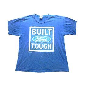 Vintage Ford Shirt Adult Large Built Tough‎ Short Sleeve Motor Company Mens